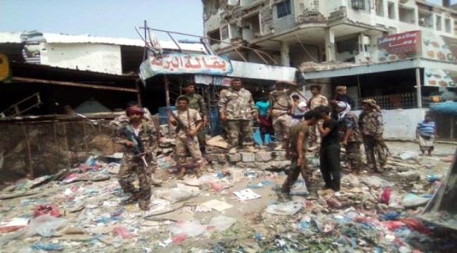 القوات الخاصة بلحج تنفذ حملة امنية لإزالة العشوائيات بمنطقة صبر وجعوله